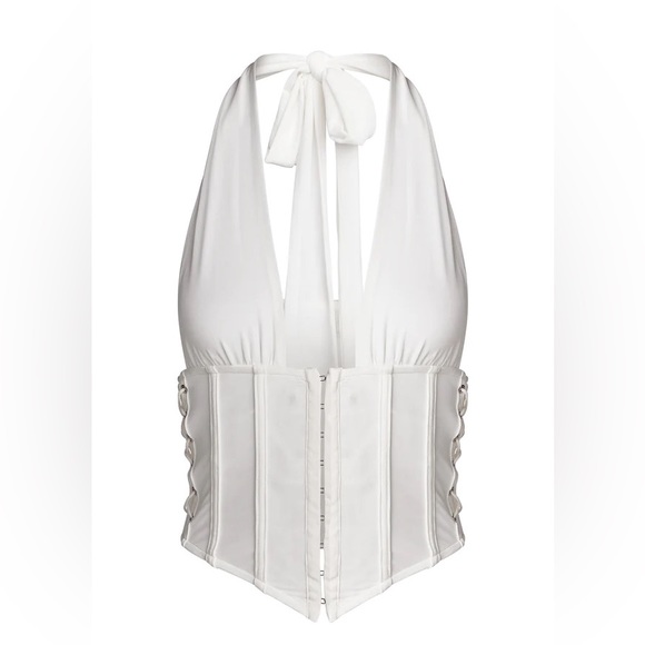 I.AM.GIA. Celestina Corset Top in White - Picture 1 of 3